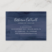 モダン航海の |フローラ名刺 名刺 (裏面)