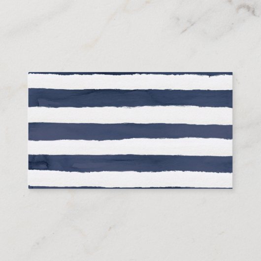 モダン航海の |フローラ結婚のWebサイトRSVP エンクロージャーカード (裏面)