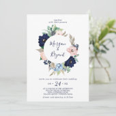 モダン航海の |フローラ結婚リース 招待状 (スタンド正面)