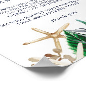 モダン航海の |緑の非詰まり式の看板 ポスター (角)