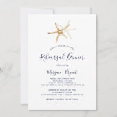 モダン航海の | Starfishリハーサルのディナー 招待状 (正面)