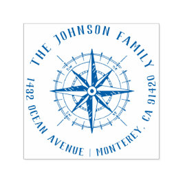 モダン航海のCompassファミリ名差出人住所 セルフインキングスタンプ