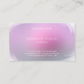 モダン色エレガントプロフェッショナルシンプルテンプレート 名刺 (裏面)