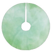 モダン色シンプルグラデーションメリークリスマスパターン ブラッシュドポリエステルツリースカート (正面)