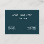 モダン色チェッ市松模様にクボード 名刺 (裏面)