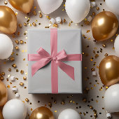 モダン色 – シンプル灰色ラップ紙転が ラッピングペーパー