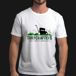 モダン芝刈り庭園整備サービス Tシャツ