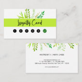 モダン芝気に造園 ロイヤリティカード (正面/裏面)