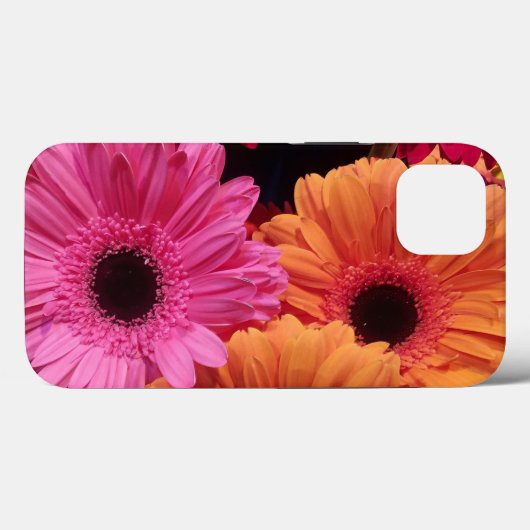 モダン花の写真ピンクとオレンジのガーベラ Case-Mate iPhoneケース (裏面 (横))