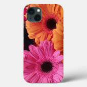 モダン花の写真ピンクとオレンジのガーベラ Case-Mate iPhoneケース (裏面)
