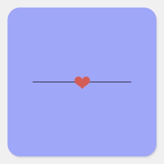 モダン花の香り スクエアシール (正面)