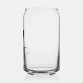 モダン花婿介添人名前をカスタムするとTuxedo ガラス缶 (左)