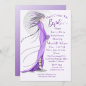 「モダン花嫁」ブライダルシャワー 招待状 (正面/裏面)