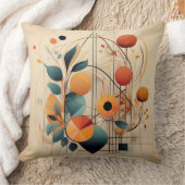 モダン花 クッション (ブランケット)