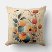 モダン花 クッション (正面)