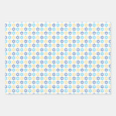 モダン花 ラッピングペーパーシート (正面)