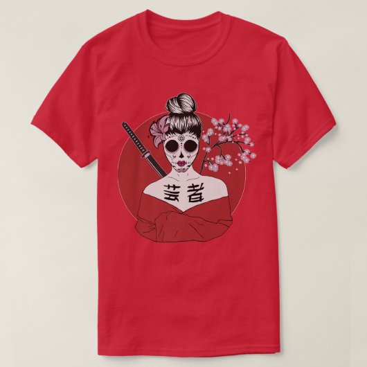 モダン芸者ジャパン Tシャツ (デザイン正面)