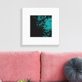 モダン芸術的デザイン キャンバスプリント (インサイチュ (リビング))