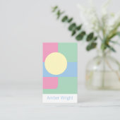 モダン芸術的名刺 名刺 (スタンド正面)