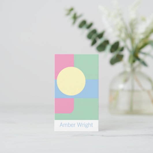 モダン芸術的名刺 名刺 (スタンド正面)