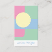 モダン芸術的名刺 名刺 (正面)