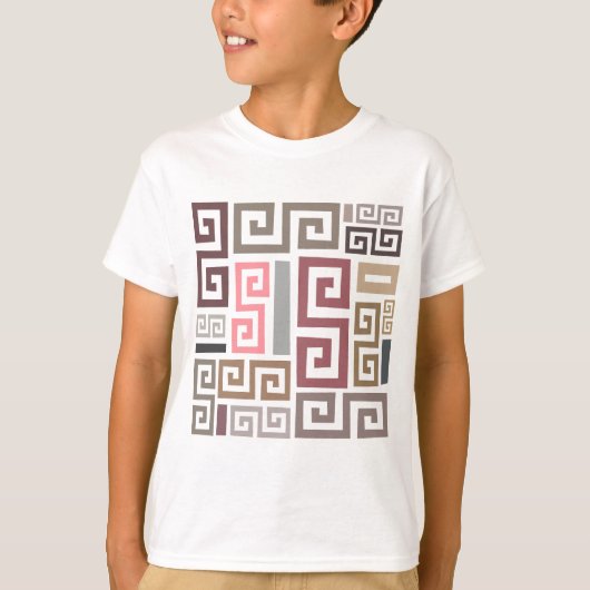 モダン芸術的抽象芸術 Tシャツ (正面)