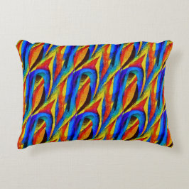 モダン芸術的色彩の鮮やか手数々の色 アクセントクッション