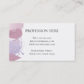 モダン芸術的 名刺 (裏面)