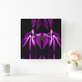 モダン芸術 スクエア壁時計 (ホーム)