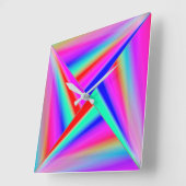 モダン芸術  スクエア壁時計 (傾斜)