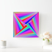 モダン芸術  スクエア壁時計 (ホーム)