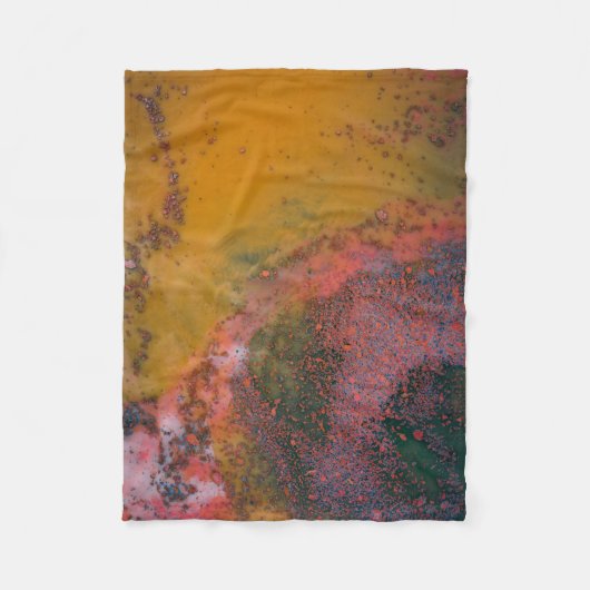 モダン芸術 フリースブランケット (正面)