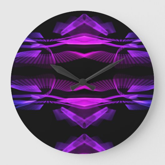 モダン芸術 ラージ壁時計 (正面)