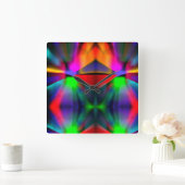 モダン芸 スクエア壁時計 (ホーム)