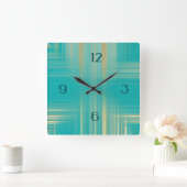 モダン芸 スクエア壁時計 (ホーム)