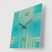 モダン芸 スクエア壁時計 (傾斜)