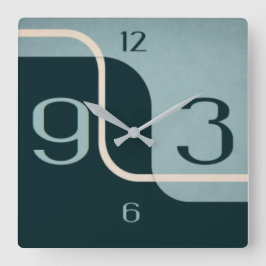 モダン芸 スクエア壁時計