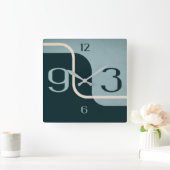 モダン芸 スクエア壁時計 (ホーム)