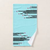 モダン芸 バスタオルセット (ハンドタオル)