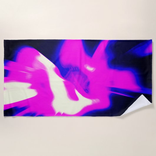 モダン芸 ビーチタオル (正面)