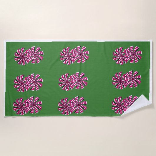 モダン芸 ビーチタオル (正面)