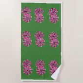 モダン芸 ビーチタオル (正面)