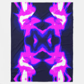 モダン芸 フリースブランケット (正面)