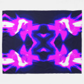 モダン芸 フリースブランケット (正面(横))