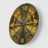 モダン芸 ラージ壁時計 (傾斜)
