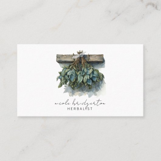 モダン草つる類 名刺 (正面)