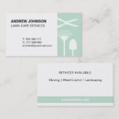 モダン草刈り用具気に名刺 名刺 (正面/裏面)