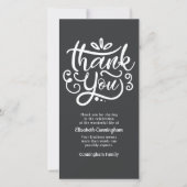 モダン草書記念碑 サンキューカード (正面)