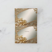 モダン華美フローラサンキューカード サンキューカード (内部)