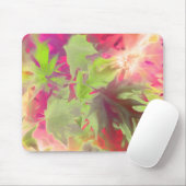 モダン葉カラフル マウスパッド (マウス)